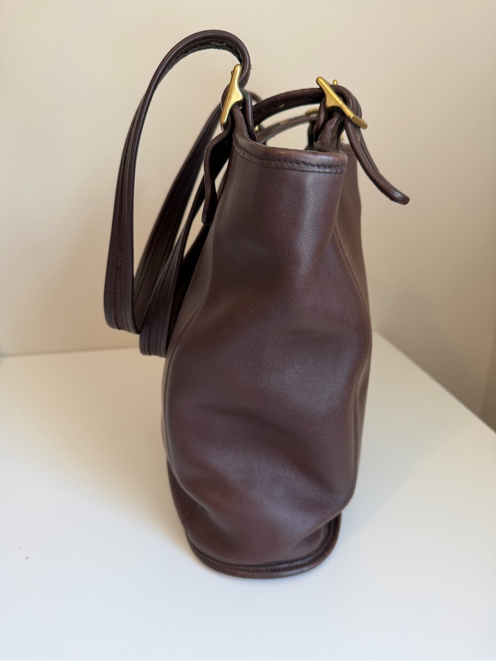 Vintage Coach Legacy Large Shopper in Mahogany, Style 9090 - Picture 5 of 9